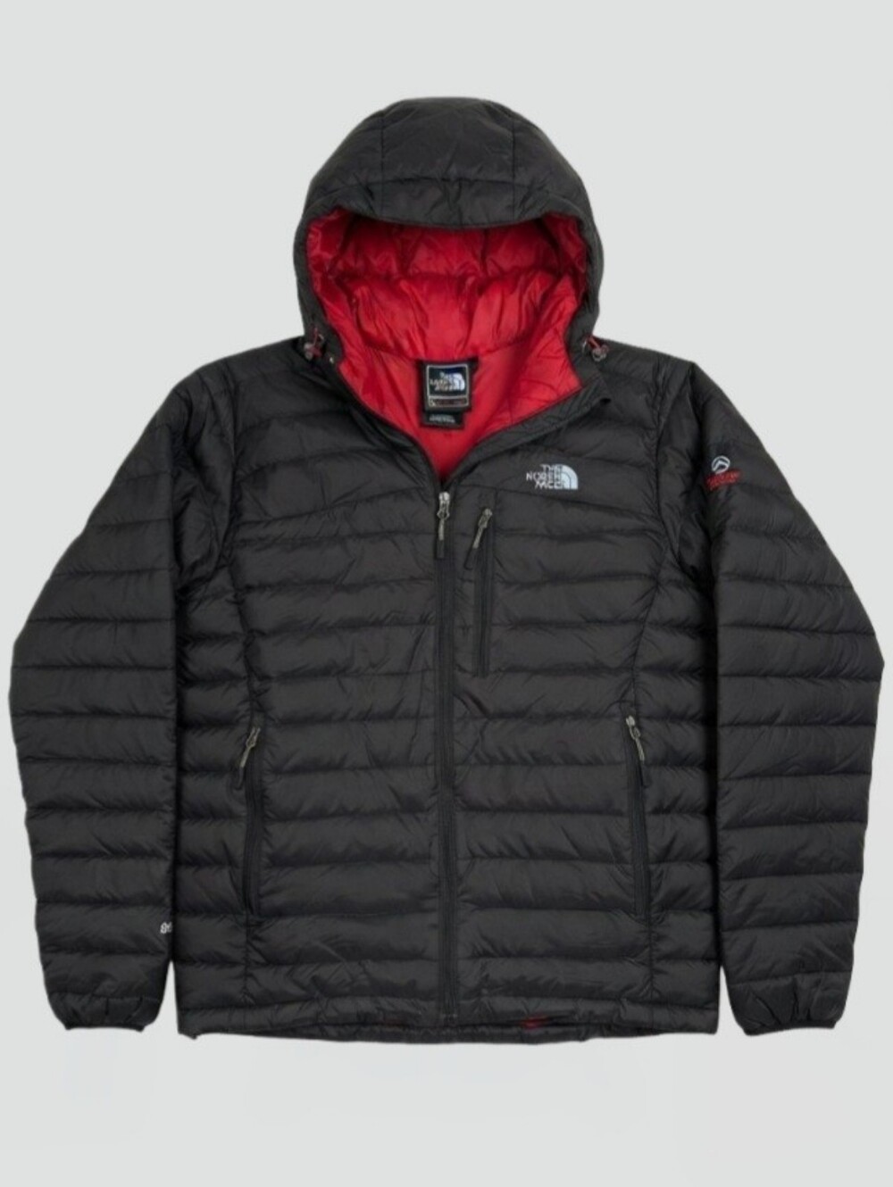 The North Face Summit Series 800 Down Black Hooded Puffer Jacket. - Picture 2 of 7
